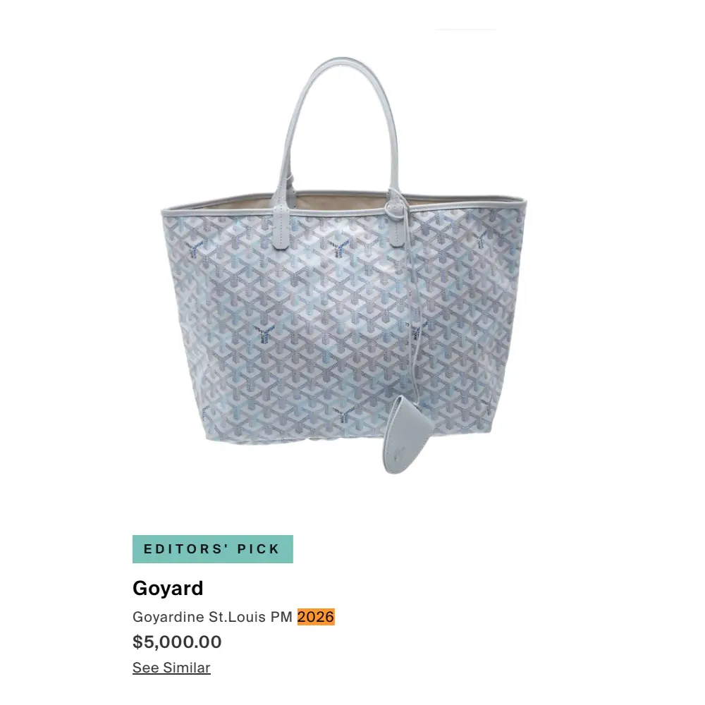 Goyard Real Real
