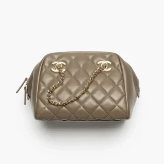 Chanel small bowling bag lambskin AS6472B24030U8389