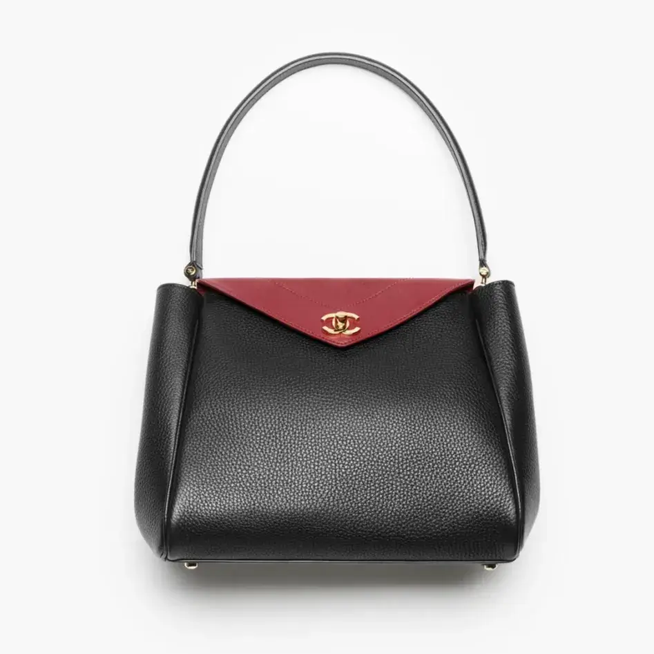 Chanel small tote grained calfskin lambskin gold metal AS6224B24988UA104