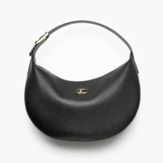 Chanel hobo handbag grained calfskin gold tone metal AS6570B2573294305