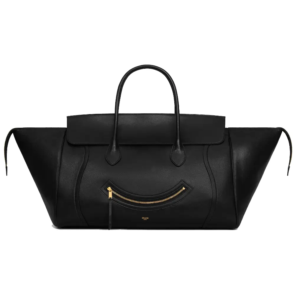 celine big smile luggage in supple shiny lambskin 123683GW2.38NO
