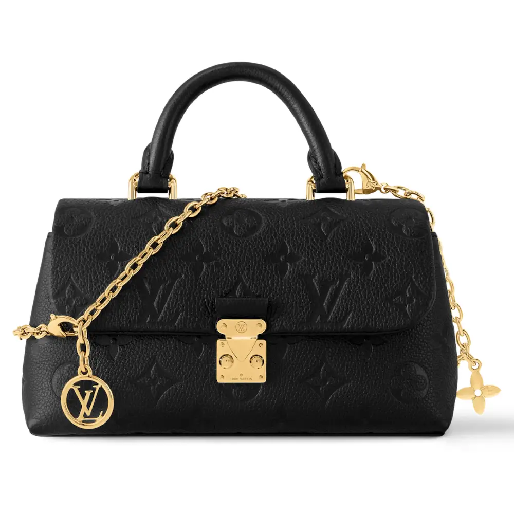louis vuitton nano madeleine bag M12145 Monogram Empreinte Black