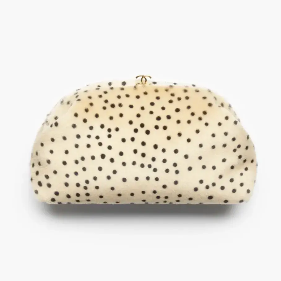 Chanel clutch with chain lambskin gold tone metal AP5251B25056UB200