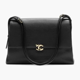 Chanel maxi flap bag grained calfskin gold tone metal AS6482B2605694305