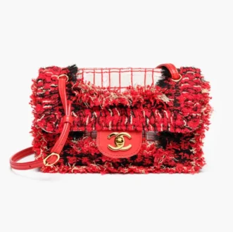 Chanel mini flap bag linen silicone AS6573B26505UE721