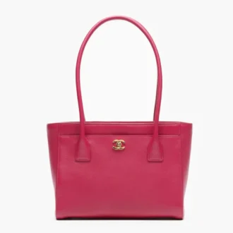 Chanel small shopping bag calfskin gold tone metal AS6492B24023UC898