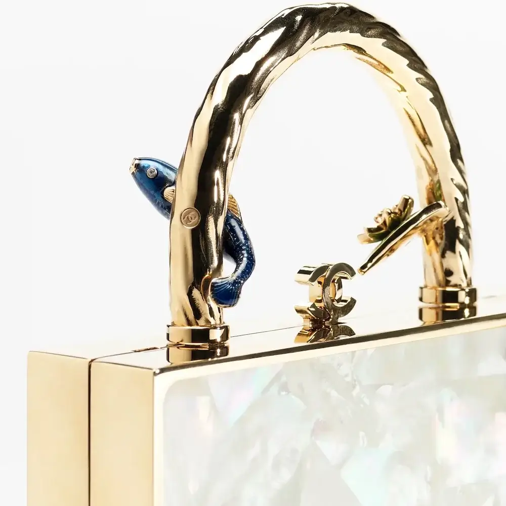 Chanel Evening Bag angle view