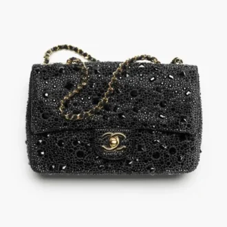 Chanel evening bag strass gold tone metal AS4297B2622894305