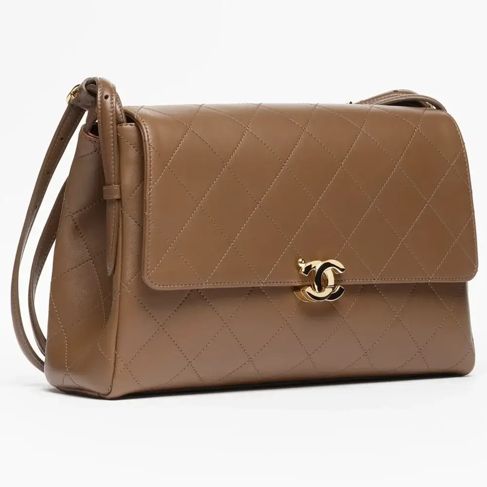 Chanel Maxi Flap Bag angle view