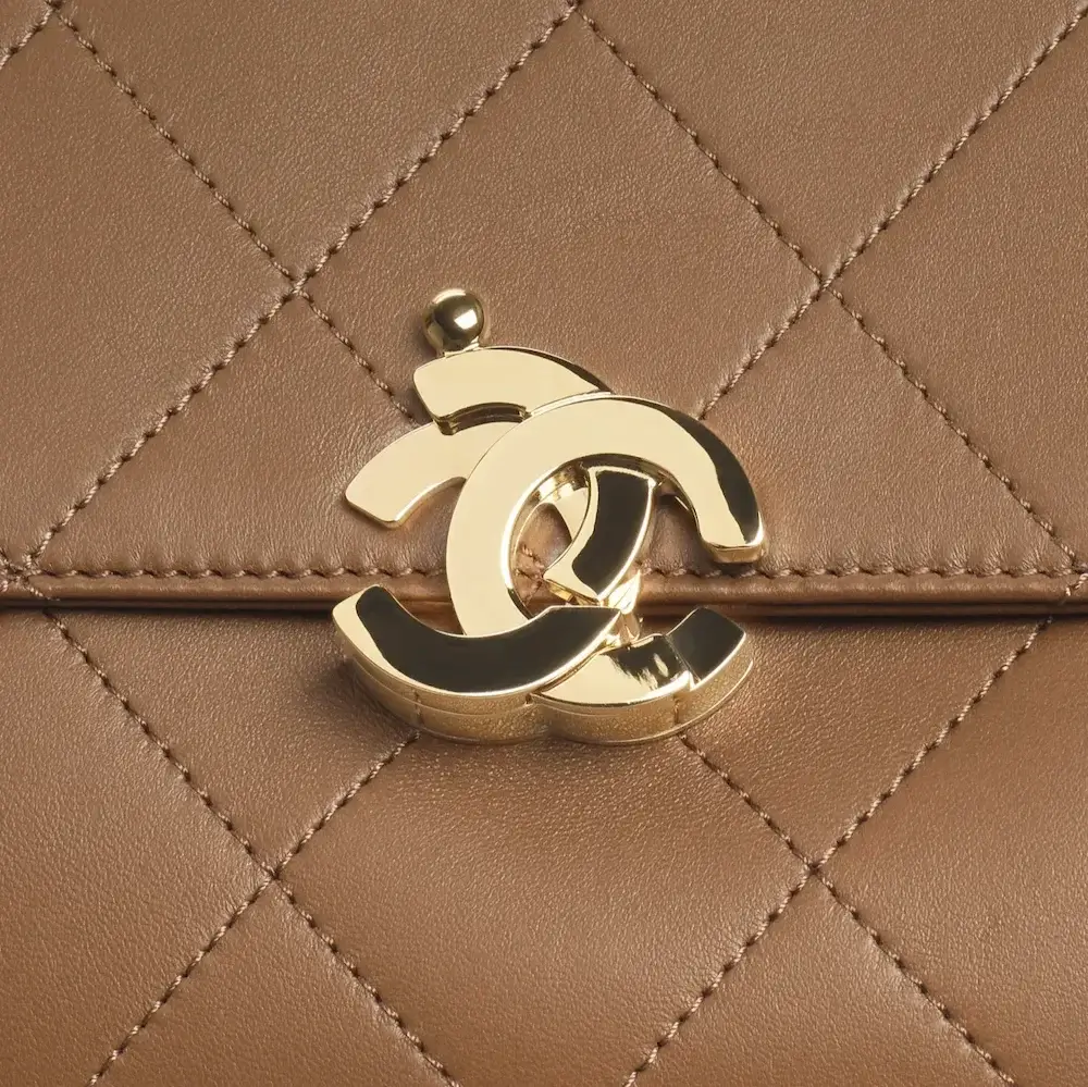 Chanel Maxi Flap Bag interior view